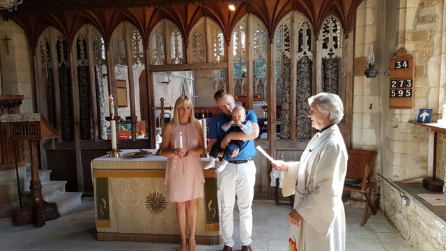 Charlie's baptism